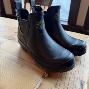 Pendleton Black Waterproof Ankle Boots